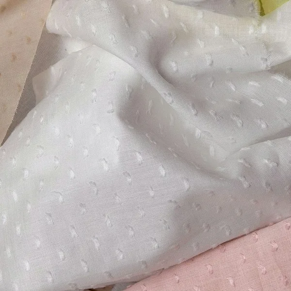 Abaya plumetis blanche pureté