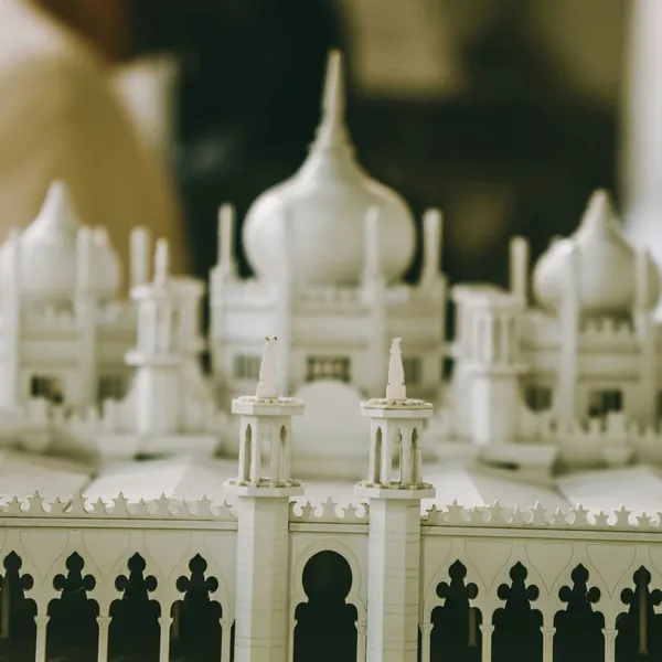 Mosquée jouet en bois 3D enfant assemblage