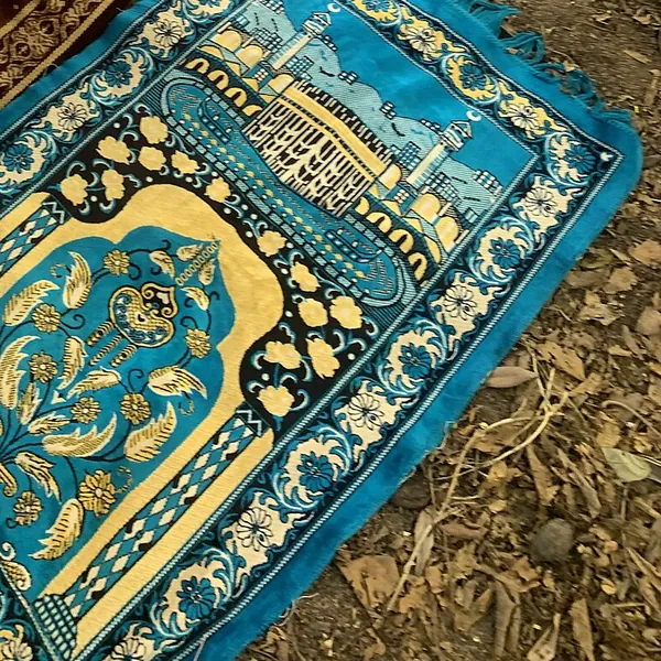 Tapis prière La Mecque Médine pèlerinage souvenir