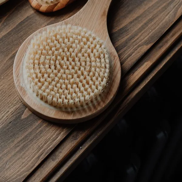 Brosse poils de bœuf naturelle cheveux