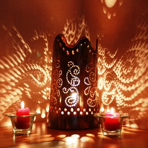 Vase Ramadan lanterne marocaine ouvragée