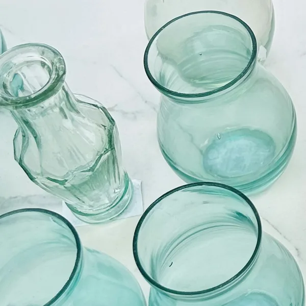 Verres beldi en verre recyclé (lot de 6)