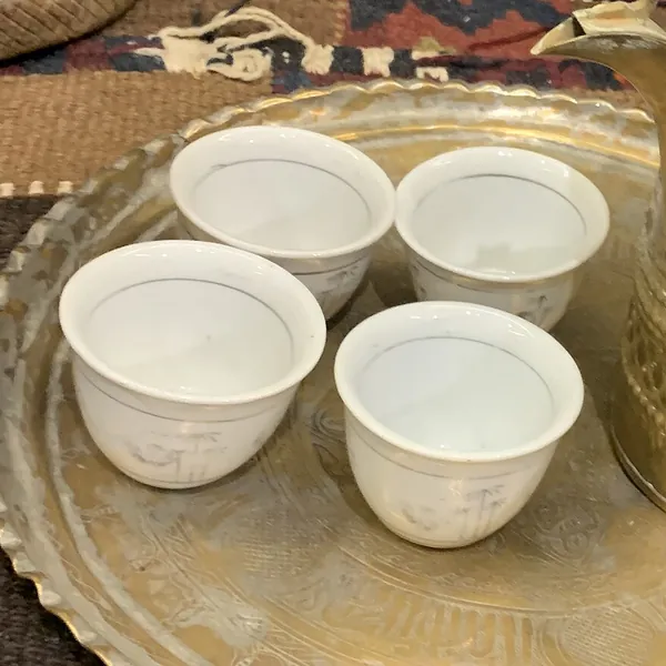 Tasses à café arabe sans anse (lot)